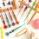 9Pcs Kitten Resin Handle Crochet Hooks Set 2-6Mm Ergonomic Grip 5