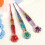 9Pcs Kitten Resin Handle Crochet Hooks Set 2-6Mm Ergonomic Grip 7