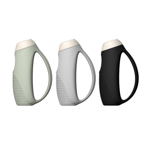 Food Grade Silicone Utensil Holders Improves Grip Comfort-Gray 1