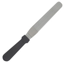 Spatola per torte angolata in acciaio inox nero da 8 pollici