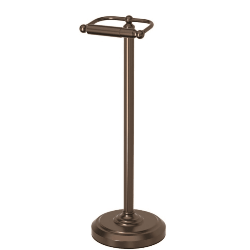 Freistehender Toilettenpapierhalter in Bronze