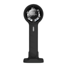Hordozható, USB-s újratölthető ventilátor LED kijelzővel100