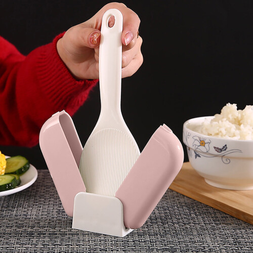 Pink risspatelholder med autoåbnende base, 18 cm