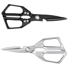 Tijeras de cocina de acero inoxidable de 2 piezas – Dentadas y