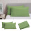 Conjunto de 2 fronhas tamanho Queen com fechamento tipo envelope em microfibra. 1