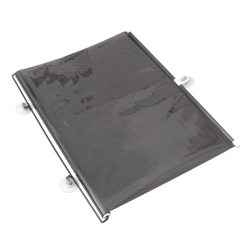 Μαύρο σκίαστρο παραθύρου με βεντούζα 45x125cm