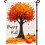Herbstliche Gartenflagge, 12 x 18 Zoll, doppelseitig, Polyester 1