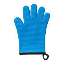 Silikon-Ofenhandschuhe mit 5 Fingern und Baumwollfutter