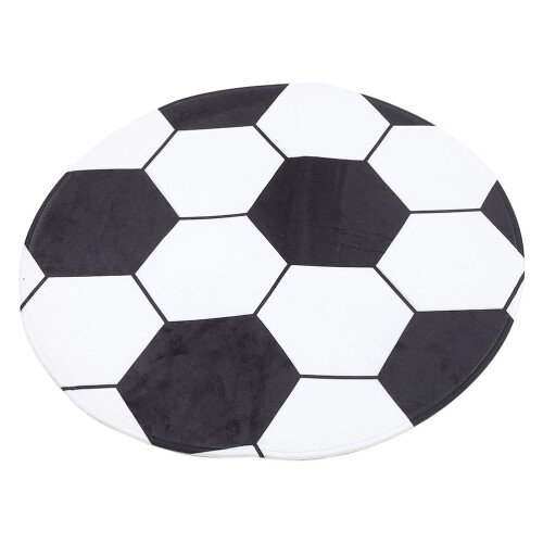 Ronde voetbalmat van polyester, 40x40 cm
