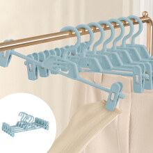 5er-Pack rutschfeste Hosen- und Rockbügel mit Clips