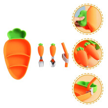 Kindergeschirr-Set – Edelstahl, 1 Set