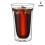 Caneca de vidro borossilicato de parede dupla, 280ml 1