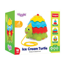 Giggles Funskool Trekking Schildpad, Activiteit & Leer Speelgoed Voor Baby'S, Peuters, Jongens & Meisjes, Stimuleer Lopen, Verbeter Balans