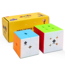 Cubelelo Drift 2X2 & 3X3 Cube Gift Box Combo | 2-In-1 Puzzle Toy Game Set For Children Kids & Adults Ages 4 5 6 & Above | Double The Challenge Twice