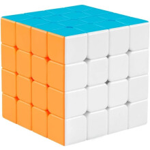 Storio Toys Warrior Puzzles Cubes 4X4 High Speed Sticker Less Magic Cube Game Kid Multicolor