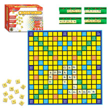 Wembley Crossword Board Game For Kids Adults With 100 Letters English Wordcraft Puzzle Vocabulary Builder Educational Learning Creative Word Builder