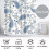 Boho-Duschvorhang mit Ethno-Blumenmuster, 183 x 213 cm, Polyester 4