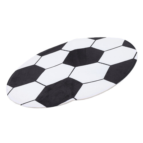 Ronde voetbalmat van polyester, 40x40 cm 2