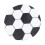 Ronde voetbalmat van polyester, 40x40 cm 4