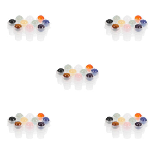 Roller Ball Applicator Inserts for Essential Oils with Jade Stone 50 Pieces 2