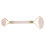 Natural Double Head Rose Quartz Jade Stone Roller & Scrapping Plate Face Massage Tool Kit 4