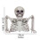 Half Body Skeleton Props Plastic Skull Figurine Ornament-A 4