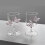 Delicate Pink Butterfly Decorated Glass Cup-Vertical pattern 6