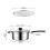 Stainless Steel Saucepan Multi-purpose Soup Pot 1.5L 3