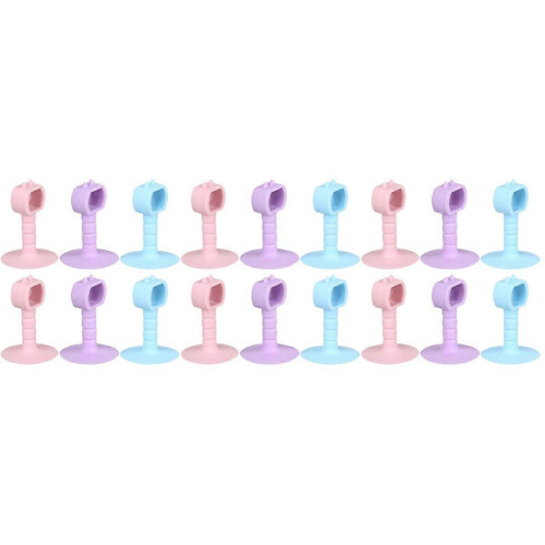 Door Stopper Hold-Open Door Catch for Home Use 18Pcs Silicone Wall Protector 2