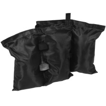 Canopy Weight Bags Urea Black 38x14x0.4in 2pcs