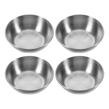 Ensemble de 6 bols de préparation en acier inoxydable argenté