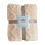 Fleece Throw Blanket Beige 18" x 26" 1
