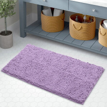 Lilla bademåtte 40x60 cm absorberende shaggy tæppe