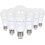6er-Pack A19 3-Wege-LED-Lampen 400/1000/1400 lm E26 1