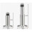 Door Stop Stopper ,adjustable Doorstop Heavy Duty Stainless Steel Bumper Rubber Buffer 4