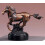 Equestrian Galloping Running Horse Statue - Figurine with Bronze Finish 1