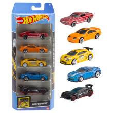 Pack de 5 coches Hot Wheels a escala 1:64, regalo para coleccionistas y niños a partir de 3 años