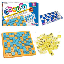 Toymate Housie Herbruikbare Vouwtickets - Tambola Bingo Lotto Bordspel (48 Herbruikbare Kaarten)