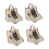 Sacs de protection de chaussures transparents, 4 pièces,-Beige1 1
