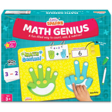 Smartivity Math Genius | Educational Toy For Kids 3+ Years | 40+ Challenges - Foldable Finger Counting Hands | Learn Counting Numbers Addition & Su