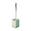 Ensemble brosse de toilette avec manche long et base murale 2