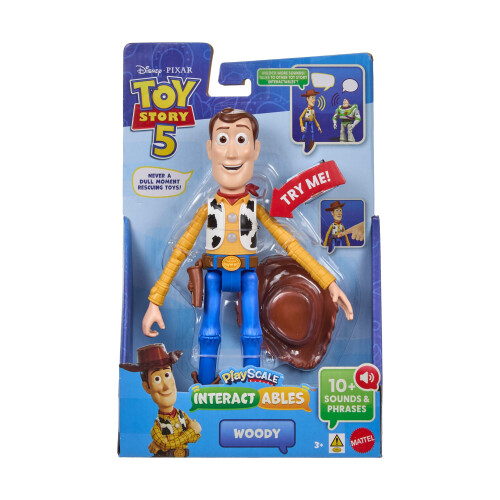 Mattel Toy Story 5 Interactables Talking Woody Figure