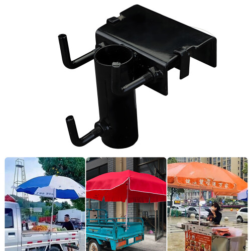 Porte-parapluie de balcon avec clip pour terrasses et 1