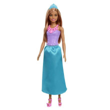 Barbie Dreamtopia Princess Doll (Brunette) Wearing Blue Skirt Shoes And Tiara Toy For Kids Ages 3 Years Old And Up