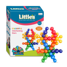 Little'S Colorful Interlocking Stars | Activity & Learning Toys For Kids | Multi-Colour Toddler Activity Toys | Baby Toys | Develops Fine Motor & Rea