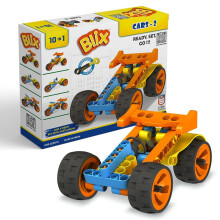 Blix Cars-2: Gioco STEM per Bambini 5+ | Miglior Regalo | 1 Kit 9+ Modelli