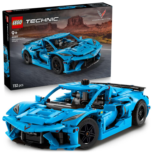 LEGO Lego Technic Chevrolet Corvette Stingray Blu Model Kit 42217 Giocattoli per 9+ Regalo per Bambini