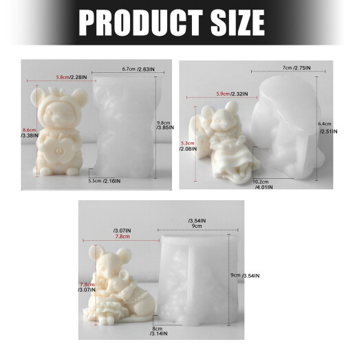 Cheese Themed Creature flexible Shape Set Of 3 For 2