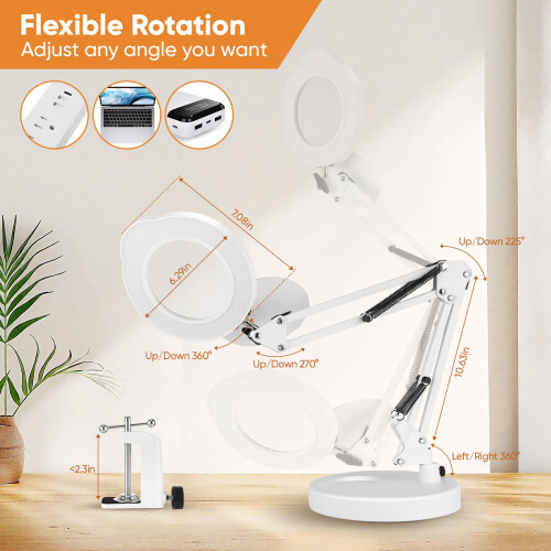 15X Magnifier with Light, LED Illuminated 1