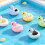 Mini animaux avec anneaux de natation, décorations de bureau 4